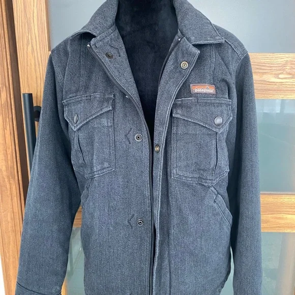 Patagonia Men's Denim Jacket Sz XS - Picture 4 of 15